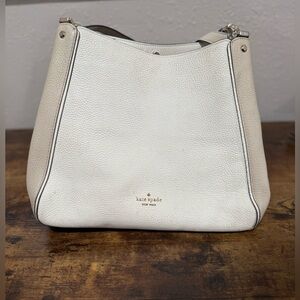 Kate Spade Leila Medium Triple Compartment Shoulder Bag Light sand (Beige) USED